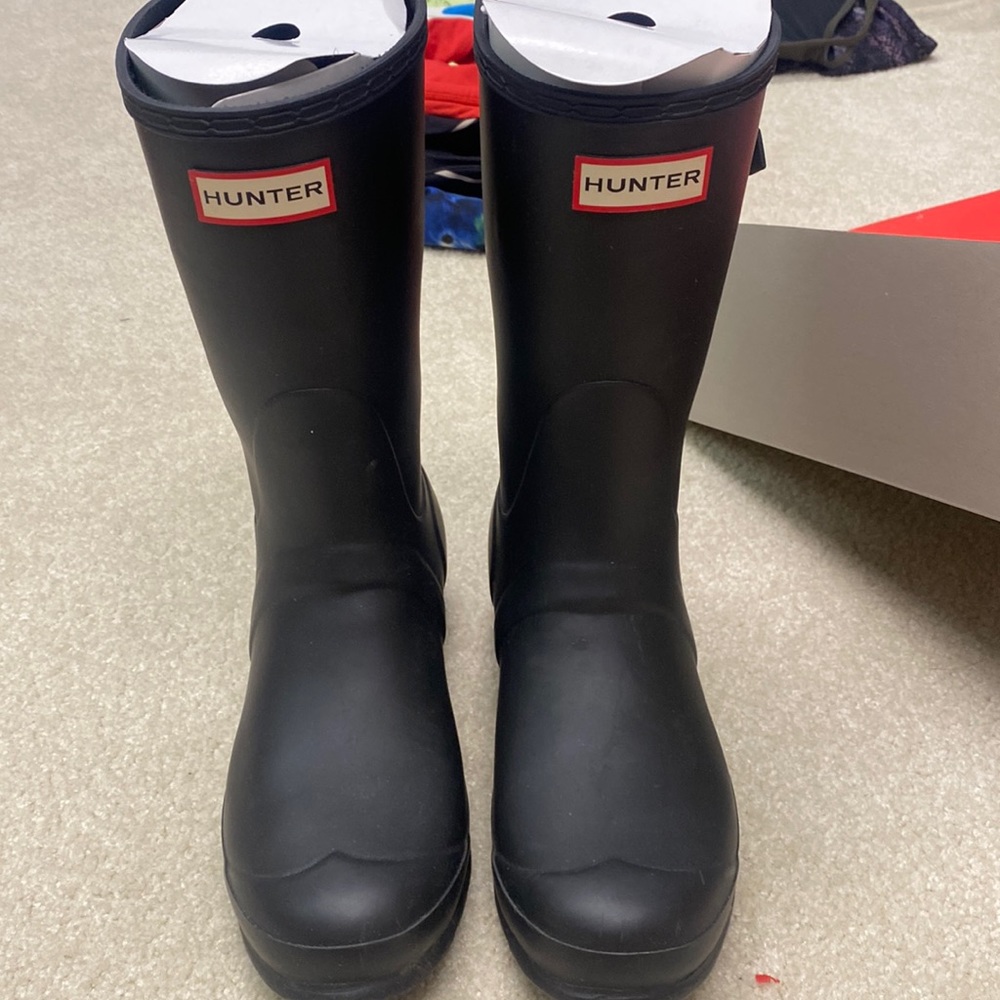 Hunter Original Back Adjust Short boot 8